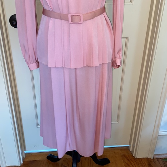 Vintage Richard Warren for Saks Fifth Avenue Pink Skirt Set - Picture 3 of 10